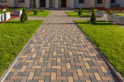 Decorative Paver Pathway